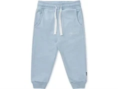 sweatpants fra Mads Nørgaard i lyseblå med logoprint